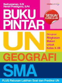 Image of BUKU PINTAR UN GEOGRAFI SMA