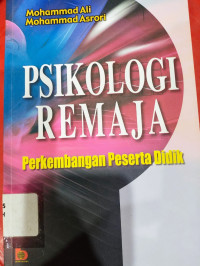 Image of Psikologi remaja : perkembangan peserta didik