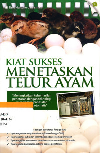 Image of Kiat sukses menetaskan telur ayam