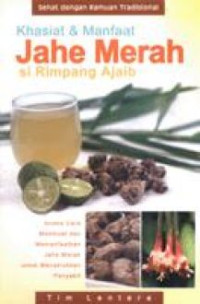 Image of KHASIAT & MANFAAT JAHE MERAH SI RIMPANG AJAIB