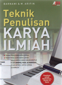 Image of Teknik penulisan karya ilmiah