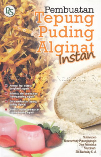 Image of PEMBUATAN TEPUNG PUDING ALGINAT INSTAN