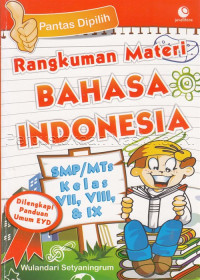 Image of Rangkuman materi bahasa Indonesia : SMP/MTs kelas VII,VIII, & IX