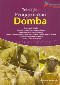 Image of Teknik jitu penggemukan domba