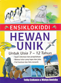 Image of ENSIKLOPEDII HEWAN UNIK UNTUK USIA 7-12 TAHUN