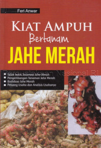 Image of Kiat ampuh bertanam jahe merah