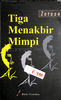Image of Tiga Menakbir Mimpi