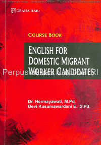 Image of English for domestic migrant worker candidates : course book