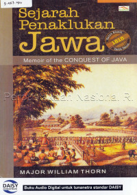 Image of SEJARAH PENAKLUKAN JAWA : Memoir of the Conquest of Java