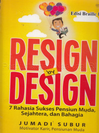 Image of RESIGN BY DESIGN