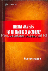 Image of Effective strategies for the teaching of vocabulary : a comprehensive guidebook