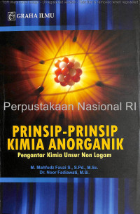 Image of Prinsip-prinsip kimia anorganik : pengantar kimia unsur non logam