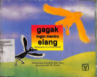 Image of Gagak ingin meniru elang