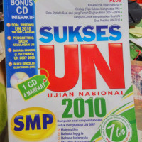 Image of SUKSES UN UJIAN NASIONAL 2010