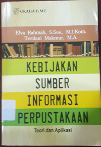 Image of KEBIJAKAN SUMBER INFORMASI PERPUSTAKAAN