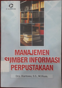Image of MANAJEMEN SUMBER INFORMASI PERPUSTAKAAN
