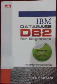 Image of IBM DATABASE  DB2 FOR BEGINNERS