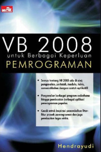 Image of VB 2008 untuk Berbagai Keperluan Pemrograman