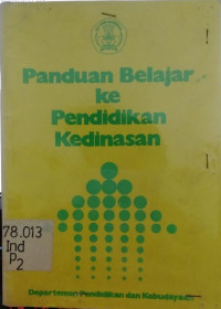 Image of PANDUAN BELAJAR KEPENDIDIKAN KEDINANSAN