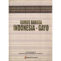 Image of Kamus bahasa Indonesia-Gayo
