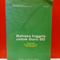 Image of Bahasa inggris Untuk Guru SD