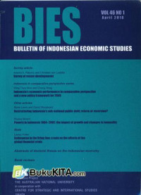 Image of BIES : Bulletin of Indonesian Economic Studies VOL 43 NO 3