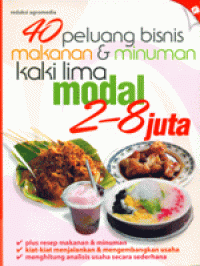 Image of 40 PELUANG BISNIS MAKANAN DAN MINUMAN KAKI LIMA MODAL 2-8 JUTA