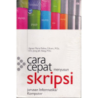 Image of CARA CEPAT MENYUSUN SKRIPSI