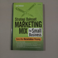 Image of Strategi dahsyat marketing mix for small business