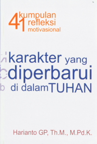 Image of Karakter yang Diperbarui di Dalam Tuhan