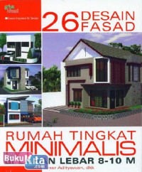 Image of 26 desain fasad rumah tingkat minimalis di lahan lebar 8-10 m
