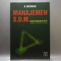 Image of MANAJEMEN S.D.M. LEWAT KONSEP AKU