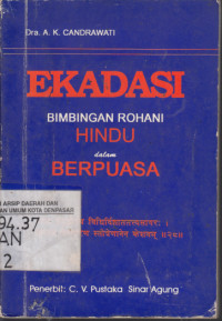 Image of EKADASI BIMBINGAN ROHANI HINDU DALAM BERPUASA