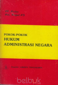 Image of POKOK-POKOK HUKUM ADMINISTRASI NEGARA