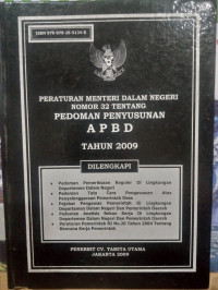 Image of Peraturan Menteri Dalam Negeri nomor 32 tentang pedoman penyusunan APBD tahun 2009