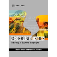 Image of Sociolinguistics : the study of societies\' languages