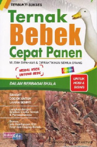 Image of TERNAK BEBEK CEPAT PANEN