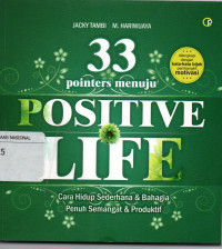 Image of 33 POINTERS MENUJU MENUJU POSITIVE LIFE