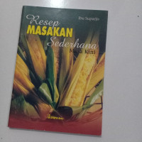 Image of RESEP MASAKAN SEDERHANA MASA KINI