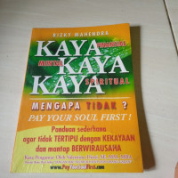 Image of KAYA FINANSIAL MENTAL KAYA KAYA SPIRITUAL
