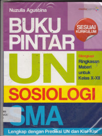 Image of BUKU PINTAR UN SOSIOLOGI SMA
