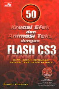 Image of 50 Kreasi efek dan animasi teks dengan flash CS3