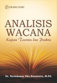 Image of Analisis wacana : kajian teoritis dan praktis