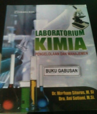 Image of LABORATORIUM KIMIA :PENGELOLAAN DAN MANAJEMEN