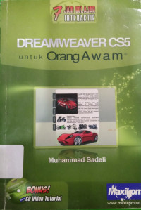 Image of 7 jam belajar interaktif dreamweaver CS5 untuk orang awam