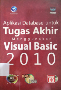 Image of Aplikasi database untuk tugas akhir menggunakan visual basic 2010