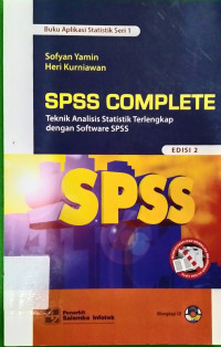Image of SPSS COMPLETE TEKNIK ANALISIS STATISTIK TERLENGKAP DENGAN SOFTWARE SPSS