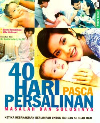 Image of 40 HARI PASCA PERSALINAN MASALAH DAN SOLUSINYA