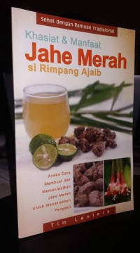 Image of KHASIAT DAN MENFAAT JAHE MERAH SI RIMPANG AJAIB