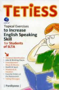 Image of Tetiess  Book 1 : topical to increase English speaking skill for students of SLTA